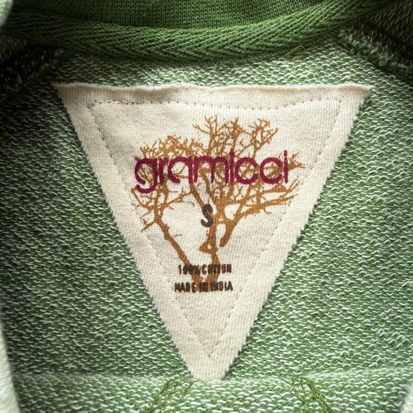 Gramicci Ventura Summit Crew Sweatshirt Mens Small Willow Green Climbing NWT - Picture 8 of 12